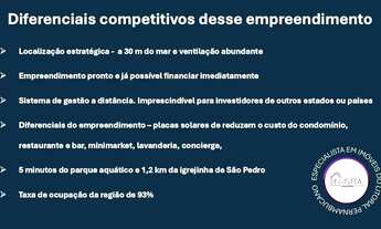 Imagem 3: TAMANDARÉ - STUDIO 28m², 30 m do mar, v. paradisíaca e diferenciais importantes. ATENÇÃO I