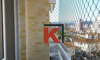 Imagem 4: Apartamento com 2 dormitórios para alugar, 58 m² no Gonzaga - Santos/SP