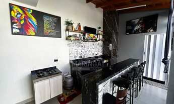 Imagem 2: Casa mobiliada com piscina e 3 suítes no Jd. Oriental em Maringá PR, financiamento, portei