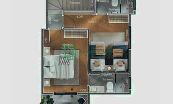 Imagem 6: Sobrado de Condomínio em Mongaguá no Bairro vila atlantica