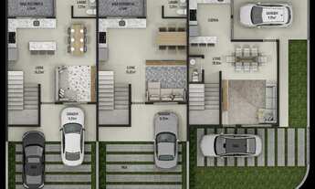 Imagem 6: Sobrado triplex com 120 m², com 03 quartos(01 suíte e 02 demi-suítes). Centro de Navegante