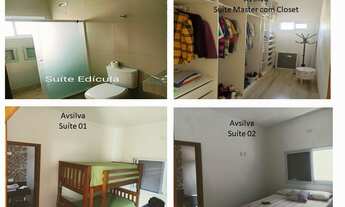 Imagem 4: Casa de esquina em condomínio, térrea para venda com 200m² quadrados com 4 Suítes. Estuda