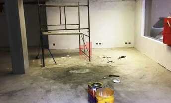 Imagem 7: Moema oja de esquina com 3 vagas frontais, piso frio com iluminação porta de aço e de vidr