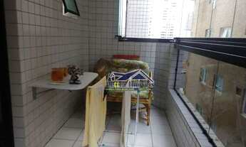 Imagem 3: Apartamento com 1 dormitório à venda, 68 m² por R$ 270.000,00 - Vila Guilhermina - Praia G