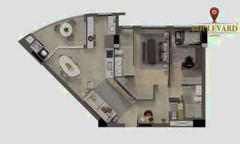 Imagem: Apartamento no Gran Solare Residenziale