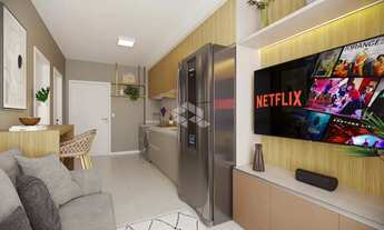 Imagem: Apartamento de 01 dormitório na planta