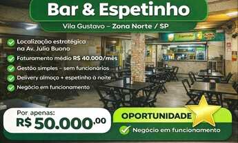 Imagem: BAR amp ESPETINHO À VENDA - PASSO O PONTO