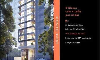 Imagem: Apartamento 37 m² com 1 quarto, 1 vaga