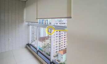 Imagem 2: Apartamento com 1 dormitório para alugar, 55 m² por R$ 3.800,02/mês - Embaré - Santos/SP