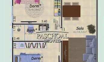 Imagem 6: APARTAMENTO 2 QUARTOS 1 BANHEIRO 1 VAGA DE GARAGEM CAICARA EM PRAIA GRANDE