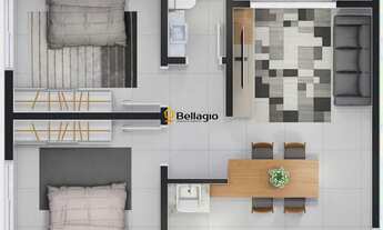 Imagem 2: Apartamento 2 dormitórios à venda Centro Santa Maria/RS