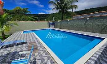 Imagem 4: Linda casa com piscina na praia Massaguaçu