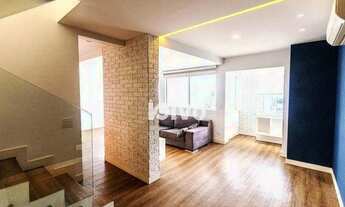 Imagem 2: Cobertura duplex com 1 quarto (suíte) e 2 vagas para alugar, pacote por R$ 10.916/mês - Br