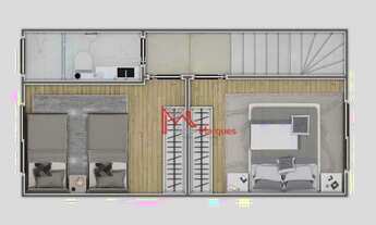 Imagem 6: LANÇAMENTO ... Sobrado com 2 dormitórios à venda, 62 m² por R$ 330.000 - Vila Guilhermina