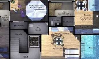 Imagem 6: Apartamento Térreo nos Bancários com área privativa e 02 quartos, sendo 01 suíte