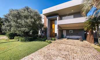 Imagem 2: Casa beira lago mobiliada c/5 suítes e piscina à venda, 380 m² - Condomínio Enseada Lagos