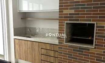 Imagem 7: Apartamento locação 150m² centro Marília, 3 suítes, mobiliado, varanda churrasqueira, sala