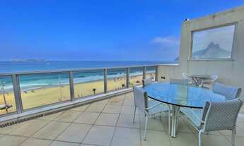 Imagem 2: Explendida Cobertura duplex para venda FRONTAL MAR! POSTO 9! 420m2!