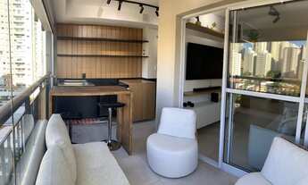 Imagem 3: Combinado com estilo e beleza - Varanda Gourmet e vista livre com 61 m²