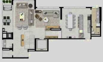 Imagem 4: Apartamento Duplex com 3 quartos 3 suítes à venda, 315 m² - Bigorrilho - Curitiba/PR