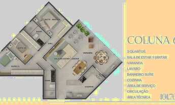 Imagem 2: Porto canal com 3 quartos em Jardim da Penha - Vitória - ES