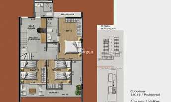 Imagem 7: Cobertura 3 quartos sendo 1 suíte a venda no Bairro Jardim Gloria em Juiz de Fora