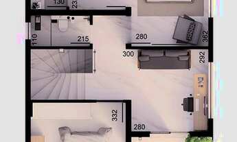 Imagem 2: Excelente Casa de 124m² divididos em dois pavimentos