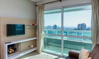 Imagem 6: Lindo apto de 1 dormitório 100% finamente mobiliado. Lareira, churrasq, suíte, lavabo e sa