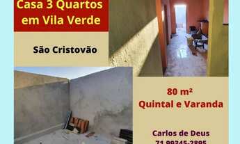 Imagem 1: Casa 3 Quartos espaçosa, 80 m² ,varanda , quintal, no Jardim Vila Verde