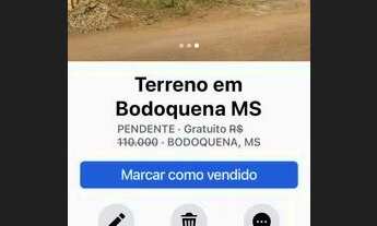 Imagem: Terrenos em Bodoquena/MS