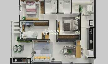 Imagem 5: Apartamento à venda, 3 quartos, 1 suíte, 2 vagas, Santa Mônica - Uberlândia/MG