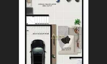 Imagem 5: Casa com 3 dormitórios à venda, 123 m² por R$ 450.000 - Itacolomi - Balneário Piçarras/SC