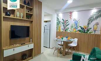 Imagem 2: Apartamento com 2 dormitórios para alugar, 56 m² por R$ 2.100/mês - Pium (Distrito Litoral