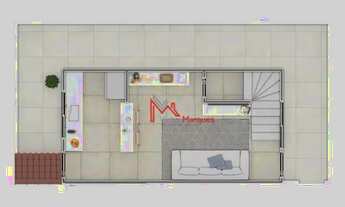 Imagem 5: LANÇAMENTO ... Sobrado com 2 dormitórios à venda, 62 m² por R$ 330.000 - Vila Guilhermina