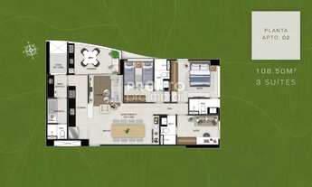 Imagem 2: Apartamento Verdano, alto padrão MD, andar alto no melhor de Boa Viagem