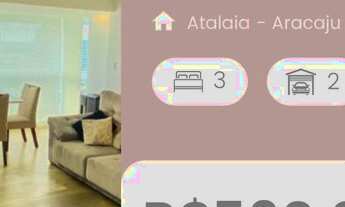 Imagem 1: Apartamento para venda tem 89 metros quadrados com 3 quartos em Atalaia - Aracaju - SE