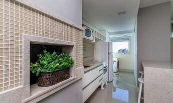 Imagem 5: Lindo apto de 1 dormitório 100% finamente mobiliado. Lareira, churrasq, suíte, lavabo e sa