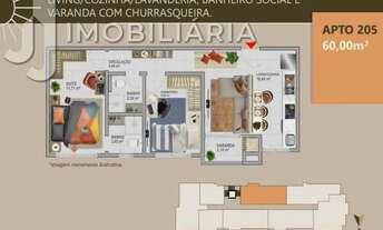 Imagem 5: Apartamento com 2 quartos à venda por R$ 495093.60, 60.00 m2 - INGLESES DO RIO VERMELHO