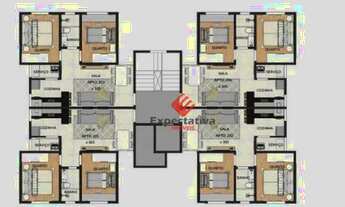 Imagem 2: Apartamento com 2 dormitórios à venda, 46 m² por R$ 295.000,00 - Santa Branca - Belo Horiz