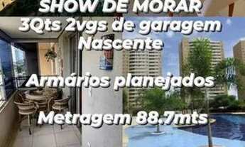 Imagem 2: Allegro Show De Morar 3Qts 88.7mts nascente 2vgs armários planejados