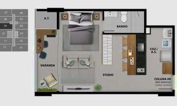 Imagem 5: Studio em Jardim Camburi - Vitória ES