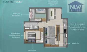 Imagem 2: Apartamento com 2 dormitórios à venda, 50 m² por R$ 500.000,00 - Morumbi - São Paulo/SP