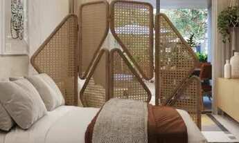 Imagem 3: Flat de 2 quartos com varanda ao lado do Parque Acquaventura, sinal de 24.750 e sem correç