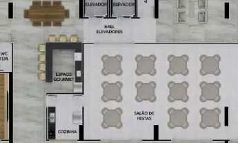 Imagem 3: Apt com 3 quartos em Condominio Clube 2 vagas de garagem 2 suites