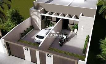 Imagem 3: Casa nova com 2 quartos, suíte e ambiente integrado, em construção com entrega prevista pa