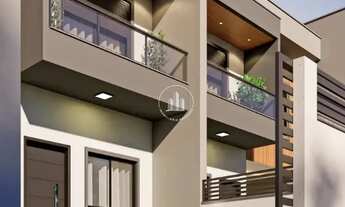 Imagem 2: Sobrado Geminado 2 Quartos com 2 Suítes e 92m² - Areias - BRN