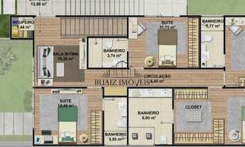 Imagem 5: Casa em condomínio fechado na Mata da Praia, com 5 suítes