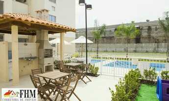 Imagem 2: Apartamento para venda tem 51 metros quadrados com 2 quartos em Campo Grande - Rio de Jane