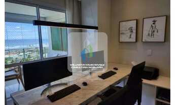 Imagem 6: APARTAMENTO NORTE SUL 142m² MOBILIADO 4 QUARTOS 2 SUÍTES VARANDA VISTA MAR 2 GARAGENS VEND