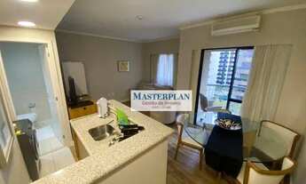 Imagem 2: Belo apartamento com varanda 60 m2 a.u - 1 dormitório - 2 vagas - R. Jerônimo da Veiga - I